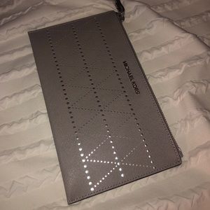 Michael Kors Grey Wristlet